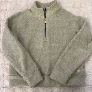 Albion fit cozy zip up sweater small